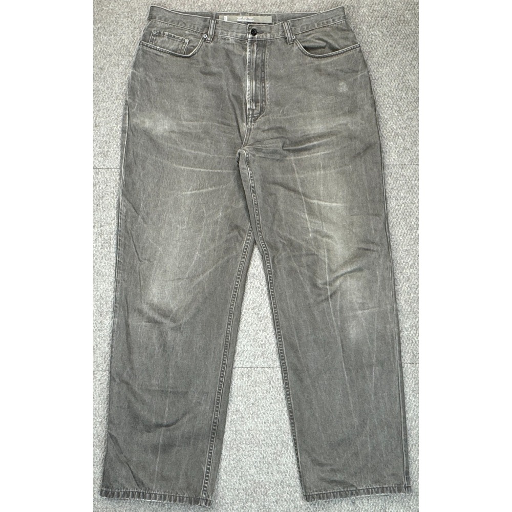 Victorinox Relaxed Fit Vintage Mens Brown Denim 5 Pocket Jeans Size 38x34